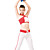  da donna sportiva palestra adatta abbigliamento fitness (top + pantaloni)
