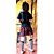  spunta rosso modello nero vestito lolita punk