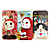  schattige kat patroon beschermhoes voor iPhone 4 / 4s (pak van 3 stuks)