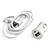  Car Charger + USB Cable for iPhone & iPod (Apple 30 pin, 5V 1A)