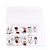  75pcs Metal Shiny Silver And Golden Acrylic UV Gel False Nail Art Tips