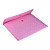  Luxury Miaget Real sheep Leather Sink Designer Hard Back Case Cover for iPad/iPad2 (Pink)
