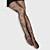  Plus Size Stretch Yarn Fishnet Tights Semi-opaque Hosiery