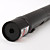  une lampe de poche en forme de pointeur laser rouge avec des piles (5mW, 605nm, noir)