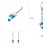  Gorgeous Ladies Crystal Jewelry Sets In Sliver Alloy Including Necklace Earrings More Colors Available