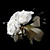  Elegant White Round Shape Satin/ Crystal Wedding Bridal Bouquet