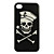  Skeleton Design Plastic Hard Cover Case for iPhone 4 (Assoted Color)