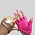  imitación de cuero medio dedo, muñeca guantes hasta el partido