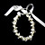  Imitation Pearl With Ribbon Wedding Bridal Necklace