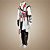  traje cosplay inspirado Assassins Creed II altair