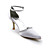  satin haut talons hauts fermé orteils avec rhinestone mariage chaussures nuptiales r-010
