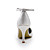  Top Quality Satin Upper Mid Heel Closed-toes With Rhinestone Wedding Bridal Shoes