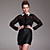  TS Pearl Embellished High Waist Dress