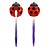  Red Ladybug Design Toothbrush Holder