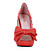  Leather Peep Toe Stiletto Pumps With Bow (More Colors)