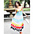  chiffon spaghetti stropp / v-hals maxi kjole