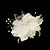  vakre Satin / imitasjon perle bryllup blomster / headpiece