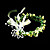  papel encantador e flor do falso com headpiece menina fita de noiva / flor