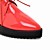  Leatherette Closed Toe Platforms With Laces (More Colors)