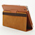  Litchi hud PU skinnveske og flip stativ for iPad 2 (assorterte farger)