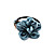  Gathered Flower Rubber Hair Band