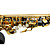  saxofone alto placa de níquel preto