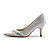  Closed Toe Satin Stiletto Pumps With Rhinestones For Wedding (More Colors)