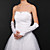  Satin Bridal Gloves With Appliqués And Beading (More Colors)