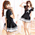  fête de princesse noire polyester costume marin