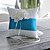  Rhinestone Bloom Ring Pillow With Azure Sash