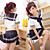  carino e sexy inchiostro blu vestito di poliestere marinaio (3 pezzi)