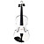  4/4 glänzende massive Fichte Violine (multi-color)