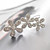  Crystal Flower Design Hair Clip