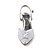  Satin Stiletto Sandals With Stitching Lace For Wedding (More Colors)
