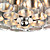  Flush Mount with 2 Light in Fashion Style