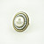  Medallion Ring With Imitation Pearl Center