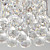  1-LED semi inbouw in kristal