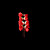  Red Bow Headpiece