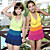  A-Line Color Block Swim Dress