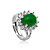  la mode cristal de diamant bague constellée