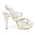  ORANE - Sandales à Talon Haut Mariage Talon Aiguille Satin