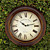  Santiago reloj de pared en color bronce