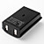  3-In-1 Console Stand and Charger with 2 Battery Packs for Xbox 360 Slim (1800mAh, Black)