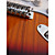  stratégie personnalisée guitare électrique avec des accessoires en coucher de soleil / crème / rouge / noir