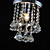  1-luce cristallina semi incasso
