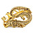  4GB Dragon Style USB Flash Drive Necklace (Gold)