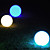  2W Outdoor LED Light in Ball Shape - Color Changing