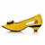  Leatherette Low Heel Closed Toe Shoes With Bow (More Colors)