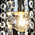  1-luce cristallina semi incasso