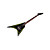  V-Form Heavy Metal E-Gitarre mit Zubehör in weiß / schwarz